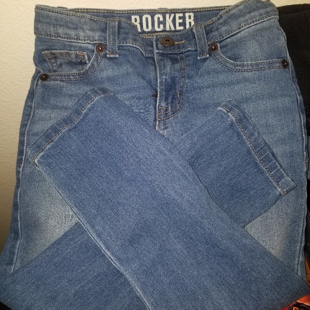 3 pairs size 6 skinny Crazy 8 Rocker jeans